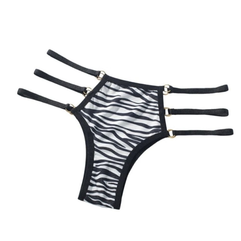 2/$20 Brand New Sexy Zebra Pattern Underwear Panties Size: Large